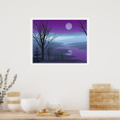 Winter-Sommer Poster (Küche)