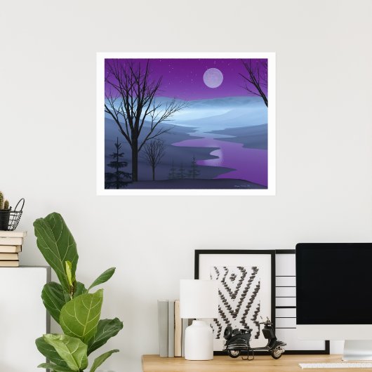 Winter-Sommer Poster (Heimbüro)