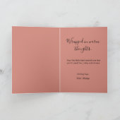 Winter Songbird in Knit Hat | Ash Greeting Karte (Innenseite)