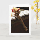 "Winter-Sonnenschein " Karte (Gelbe Blume)