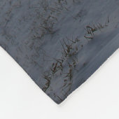 Winter-Sonnenuntergang Fleecedecke (Ecke)