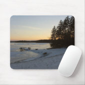Winter-Sonnenuntergang Mousepad (Mit Mouse)