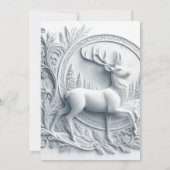 Winter-Sonnenwende-Abendessen des Bockhirsches  Einladung (Rückseite)