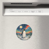 Winter-Sonnenwende des himmlischen Pinguins Magnet (In Situ (Geschirrspüler))
