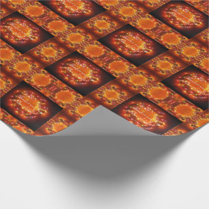 Winter-Sonnenwende-Feen-LichterWreath Geschenkpapier