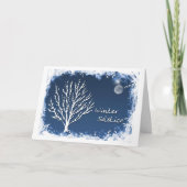 Winter-Sonnenwende Feiertagskarte (Vorderseite)