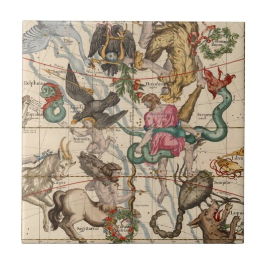 Winter-Sonnenwende Fliese (Vorderseite)