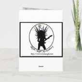 Winter-Sonnenwende-Gott und Göttin Karte (Rückseite)