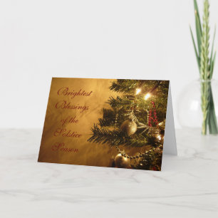 Winter-Sonnenwende-Gruß-Karte Feiertagskarte