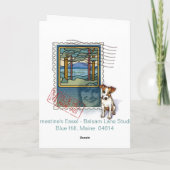 Winter-Sonnenwende Karte (Rückseite)