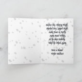 Winter-Sonnenwende-Karte Feiertagskarte (Innenseite)