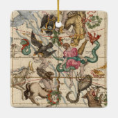 Winter-Sonnenwende Keramikornament (Rückseite)