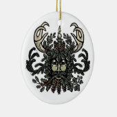 Winter-Sonnenwende-Mitarbeiter-Baum-Verzierung Keramik Ornament (Rechts)