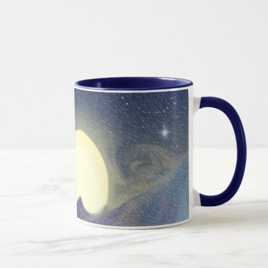 Winter-Sonnenwende-Mond Tasse (Rechts)