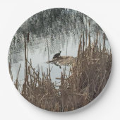 Winter-Sonnenwende Pappteller (Vorderseite)