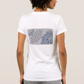 Winter-Sonnenwende-Tanz 2012 - Damen-lässige T-Shirt (Rückseite)
