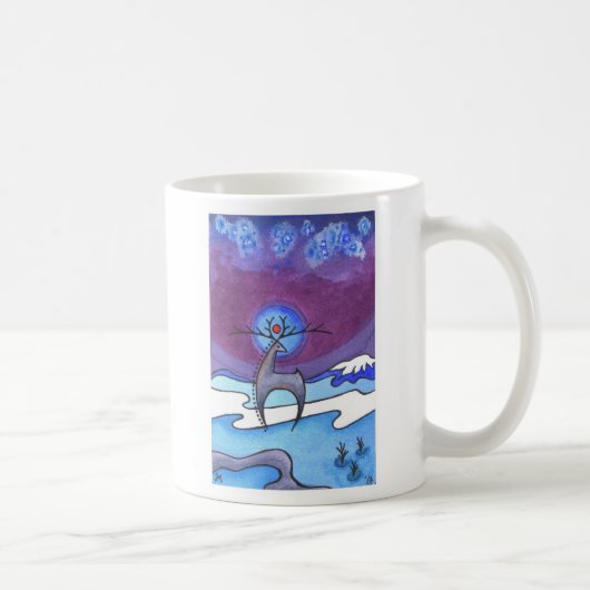 Winter-Sonnenwende-Tasse Kaffeetasse (Rechts)