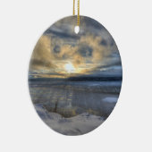 Winter-Sonnenwende Turnagain Arm Keramikornament (Rechts)