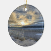 Winter-Sonnenwende Turnagain Arm Keramikornament (Links)