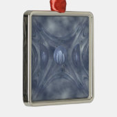 Winter-Sonnenwende-Verzierung Silbernes Ornament (Rechts)
