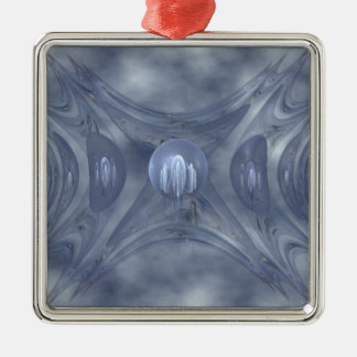 Winter-Sonnenwende-Verzierung Silbernes Ornament