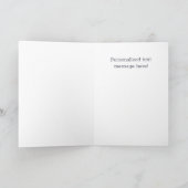 Winter-SonnenwendeblumenFox Karte (Innenseite)