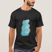 Winter Soul Jolly Happy Snowman Frosty T-Shirt (Vorderseite)