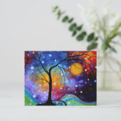 Winter Sparkle Circle of Life MADART Malerei Postkarte (Stehend Vorderseite)