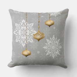 Winter Sparkle Ornament Decorative Pillow Kissen
