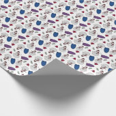 Winter-Spaß-Geschenkpapier Geschenkpapier (Ecke)