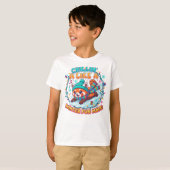 Winter-Spaß-Modus Roter Panda T-Shirt (Vorne ganz)