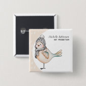 Winter-Sperling-Hut-Produktion Monogramm Button (Vorne & Hinten)