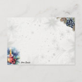 Winter Spice Basic Blank Recipe Card Begleitkarte (Rückseite)