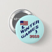WINTER-SPIELE 2010 BUTTON (Vorne & Hinten)