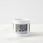 Winter-Spielplatz Espressotasse (Vorderseite)