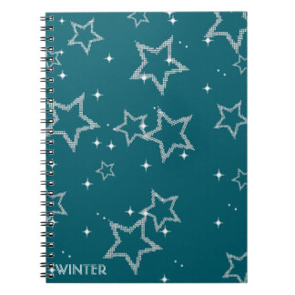 Winter Spiral Notebook Notizblock