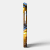 Winter Spirit: Tom Cat Snowy Night Art Case-Mate iPhone Hülle (Rückseite / Links)