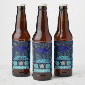 Winter Spirituosen Label Set Bierflaschenetikett (Flaschen)