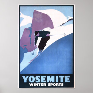 Winter-Sport-Ski fahrendes förderndes Plakat