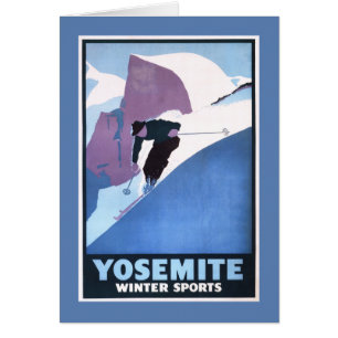 Winter-Sport-Ski fahrendes förderndes Plakat