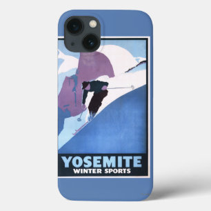 Winter-Sport-Ski fahrendes förderndes Plakat Case-Mate iPhone Hülle