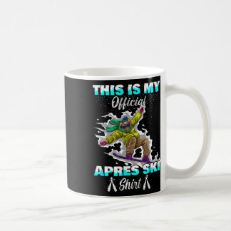 Winter Sport Skifahren Schwein Snowboard Das ist m Kaffeetasse