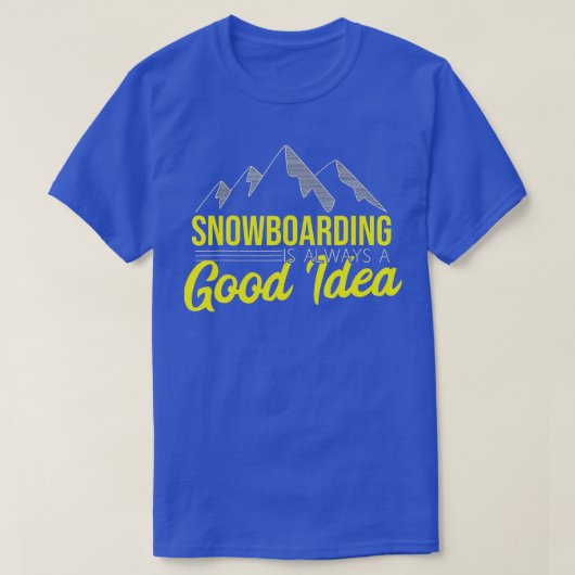 Winter Sport Snowboard Snowboarden (1) T-Shirt (Design vorne)