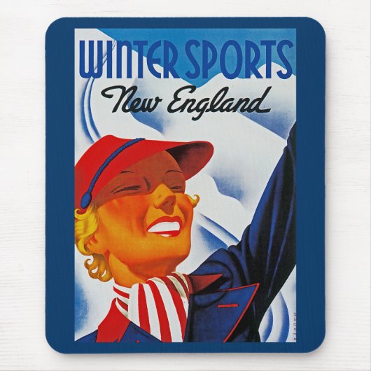 Winter Sports New England Mousepad (Vorne)
