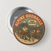 Winter Sports Peak Performance Mountain Adventure Button (Vorne & Hinten)