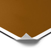 Winter Sports Road Sign Poster (Ecke)