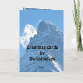 Winter Sports - Vintage skis and poles Karte (Rückseite)