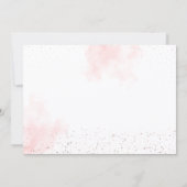 Winter Sprinkles Baby Arch Photo First Birthday Einladung (Rückseite)