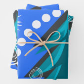 Winter Spruce Snowy Starry Night Geschenkpapier Set (Beispiel)