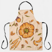 Winter Squash, Assorted Vegetables,pumpkin pattern Schürze (Vorderseite)
